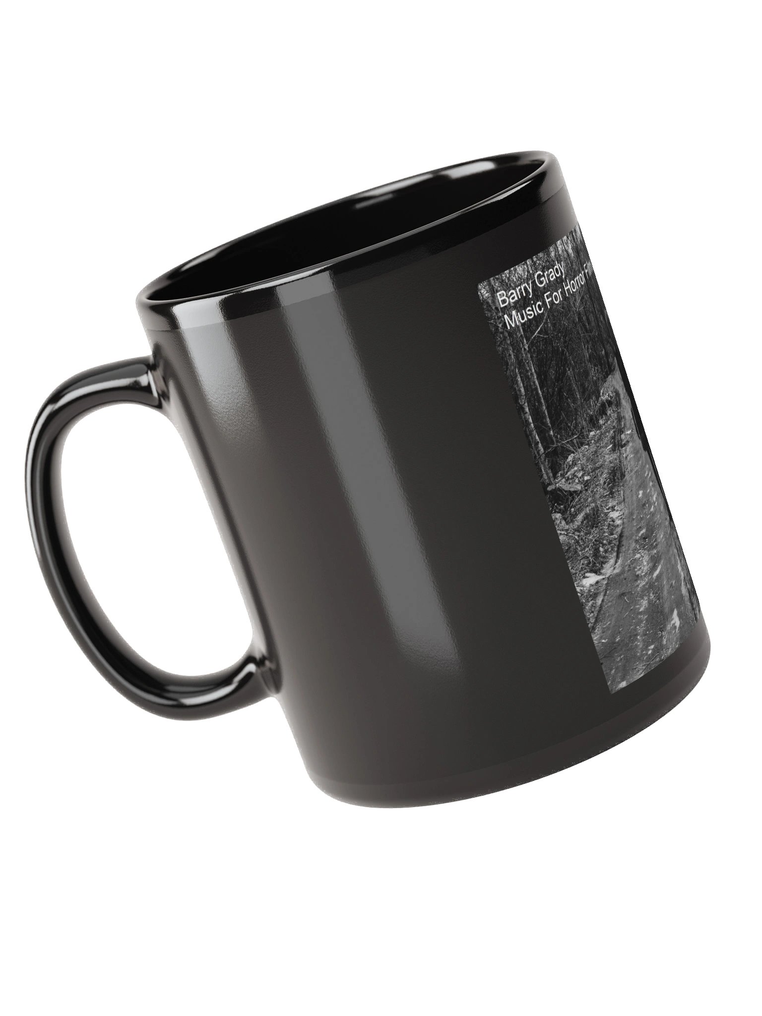 'Music For Horror Films' Black Glossy Mug product image (3)