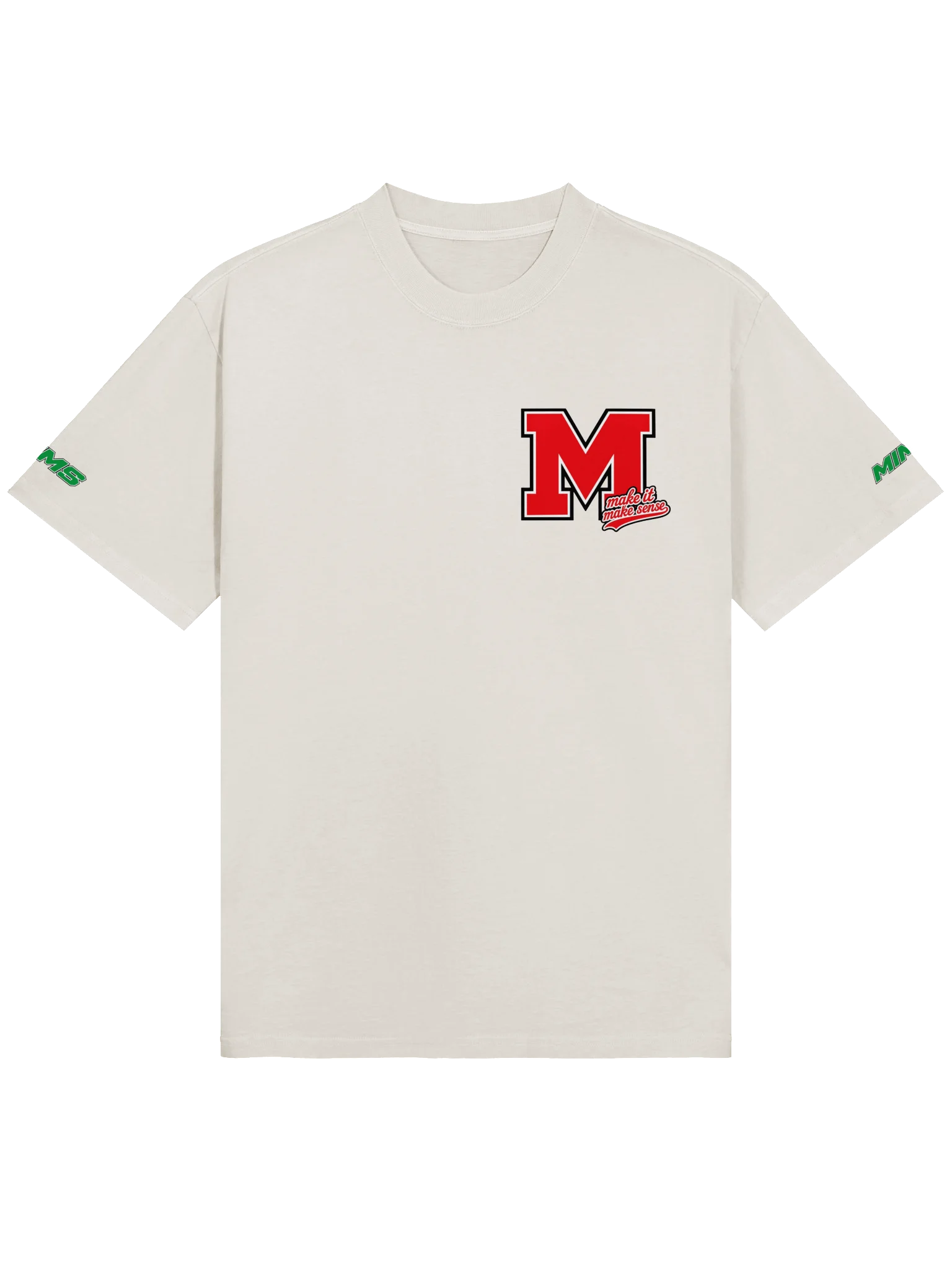 Make It Make Sense Red Oversized Tee product image (1)