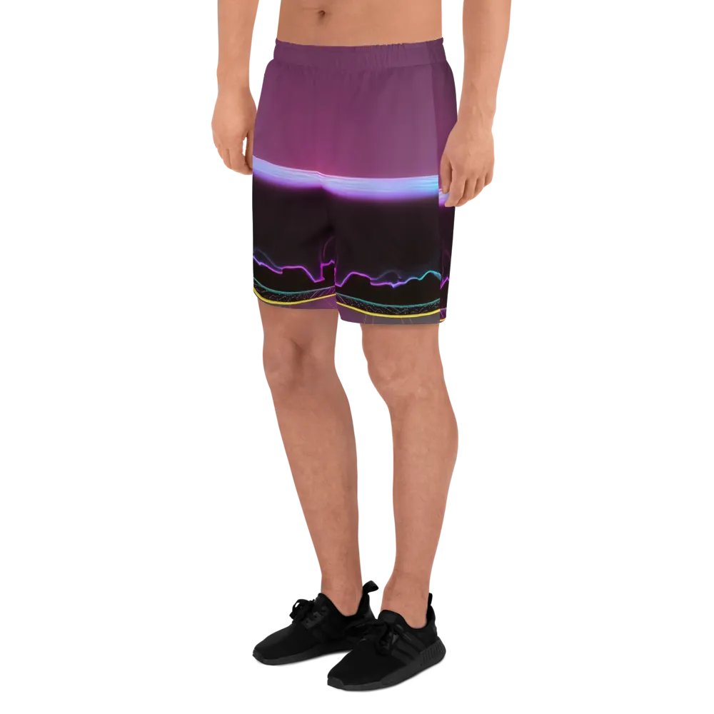 Blackknight513 All-Over Print Athletic Long Shorts product image (7)