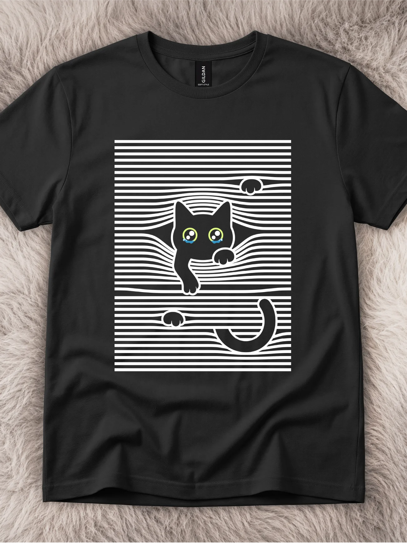 Caught in Blinds Void Cat Shirt product image (1)