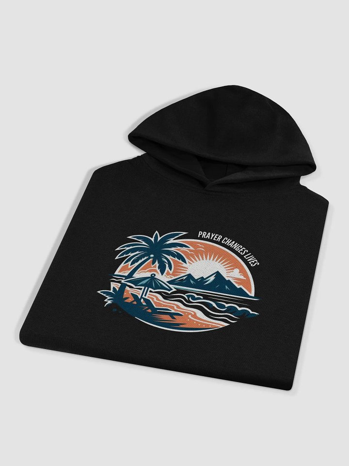 Tropical Sunset Oversized Hoodie | AI Design Faith brings meaning product image (1)