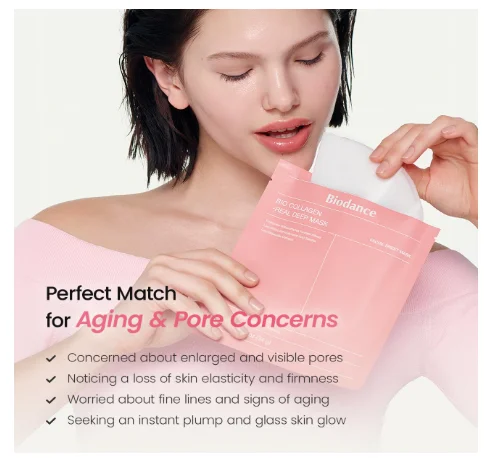BIODANCE Bio-Collagen Real Deep Mask, Hydrating Overnight Hydrogel Face Mask, Pore Minimizing, Elasticity, Plumping, Travel Essentials & Self Care Gifts for Women, Korean Skin Care product image (3)