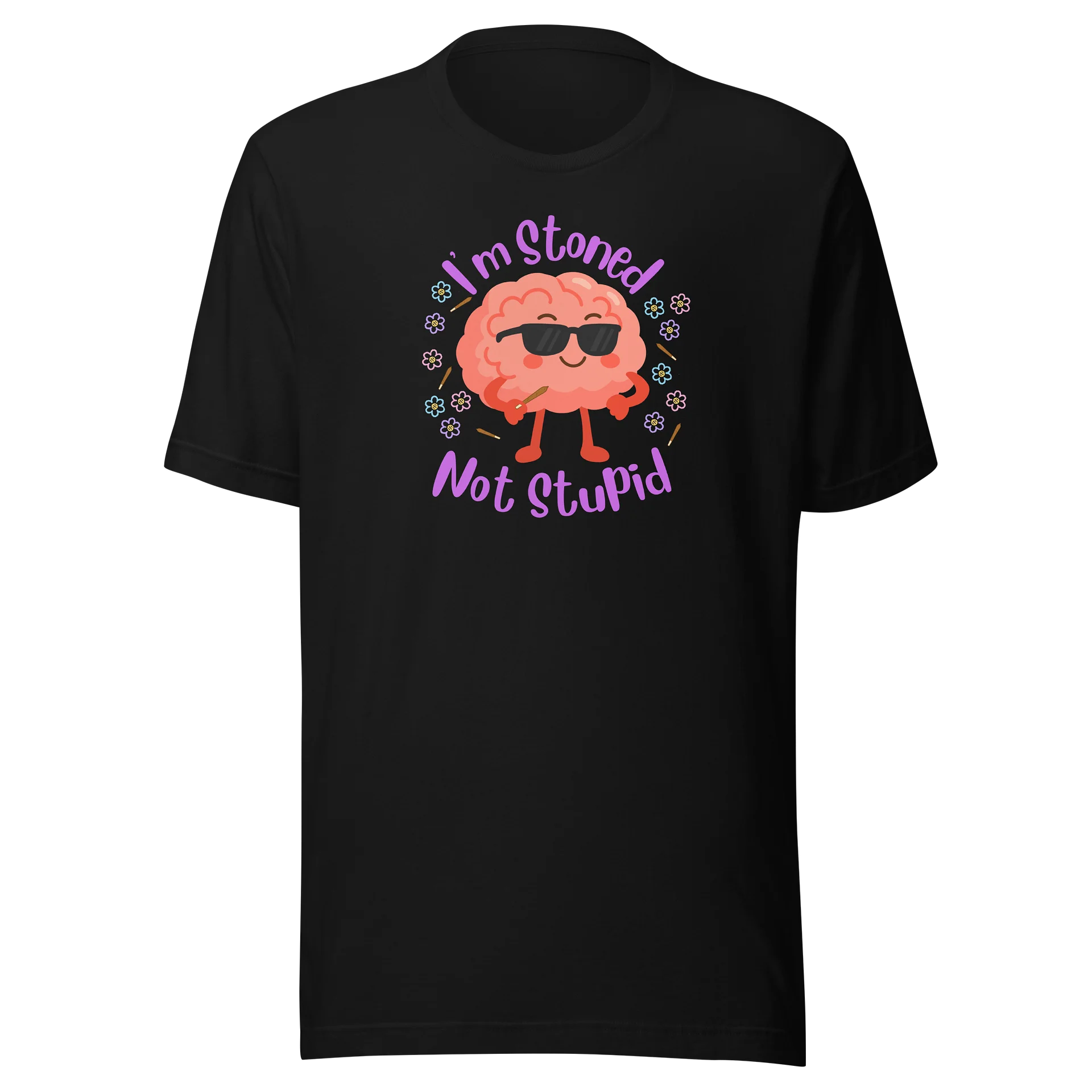 The "Stoned Not Stupid" Brain Tee product image (1)