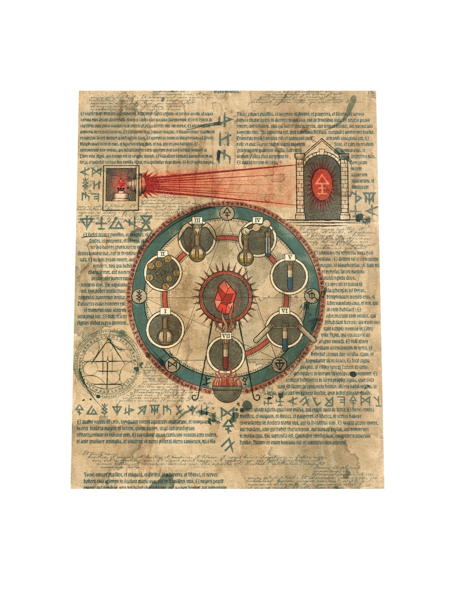Ghost Town - Alchemy parchment product image (4)