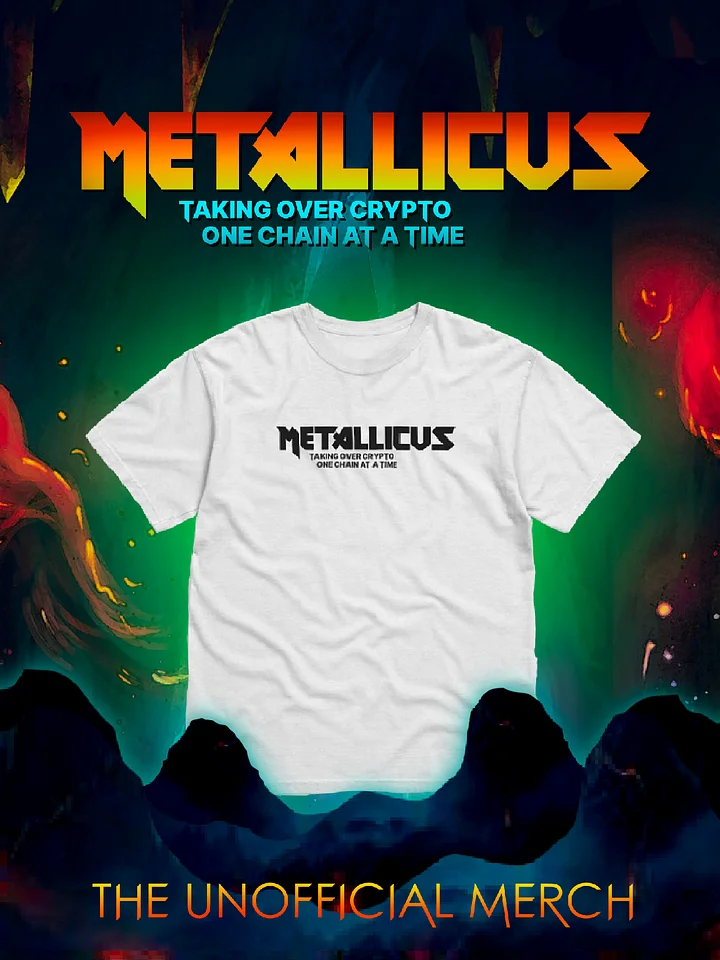 THE UNOFFICIAL METALLICUS T-SHIRT [WHITE] product image (1)