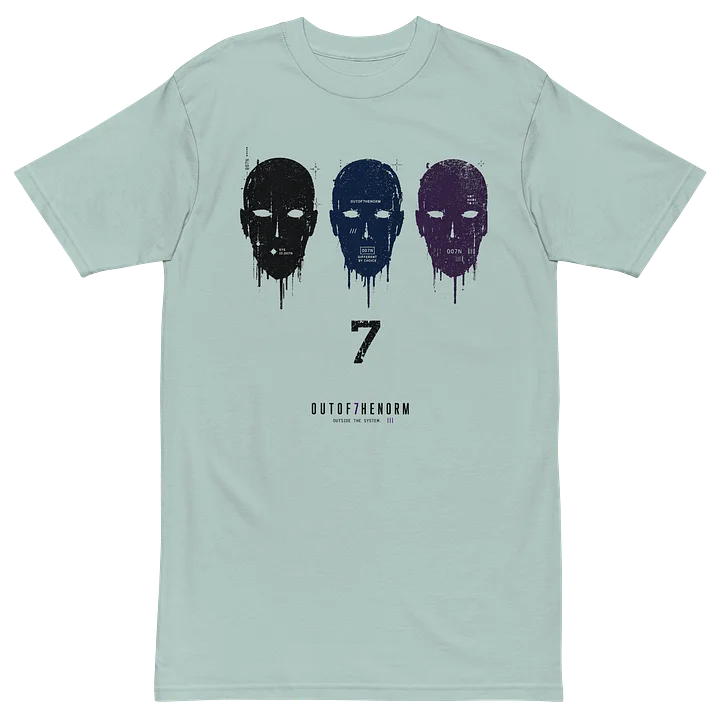 Drip Skull Trio '7' — Premium Heavyweight Tee. product image (8)