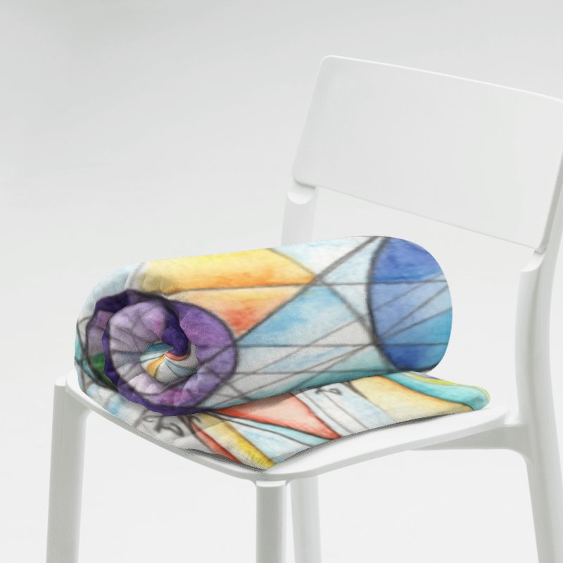 Circles to Circles #3 - Stereographic Projection Mathematical Art Blanket product image (4)