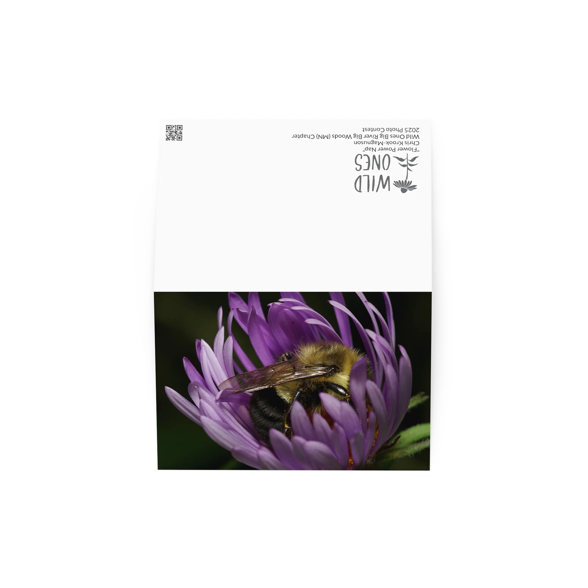 "Flower Power Nap" (Blank Card) product image (3)