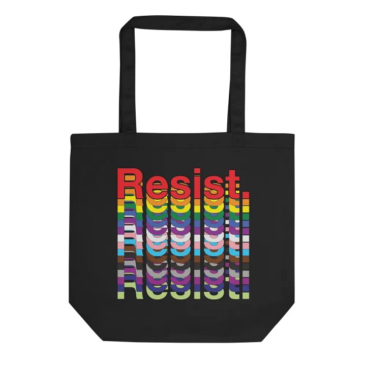 Resist - Rainbow Eco Tote Bag product image (1)
