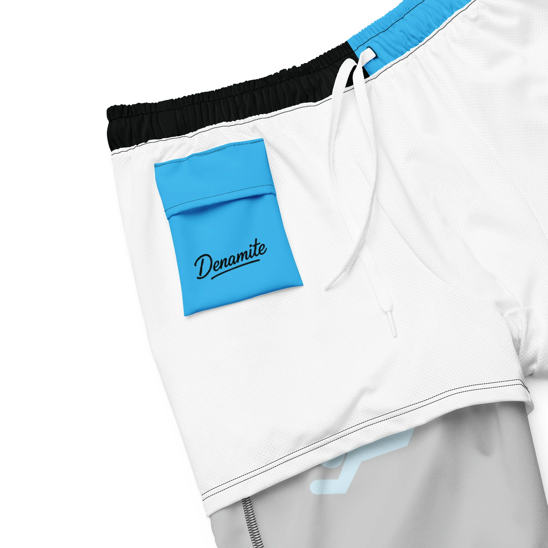 DANGER! - Black/Blue Swim Trunks product image (8)