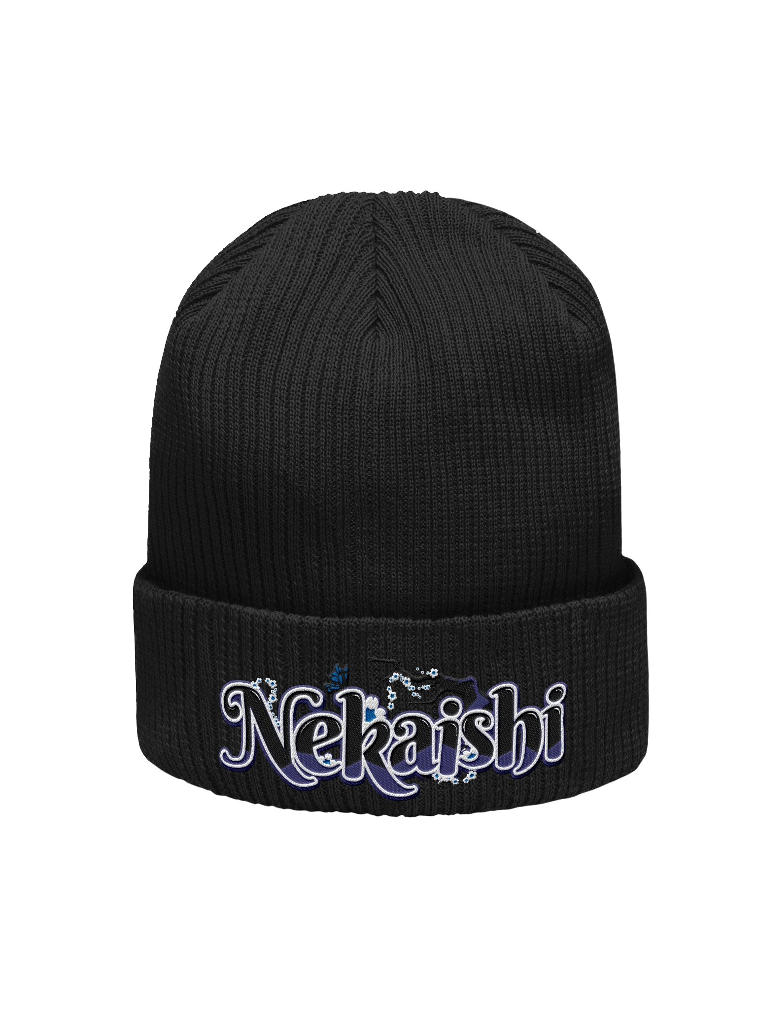 Organic Ribbed Beanie - Embroidered | Dark Logo product image (1)