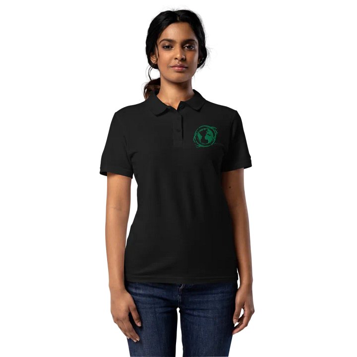 Women's Pique Polo Shirt Embroidered logo product image (1)