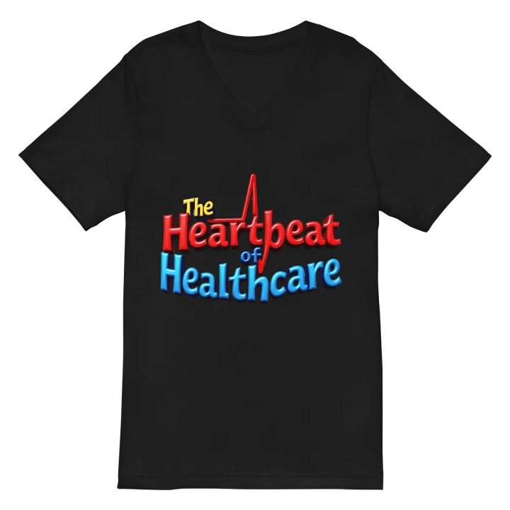 Healthcare Heartbeat V-Neck Tee product image (3)