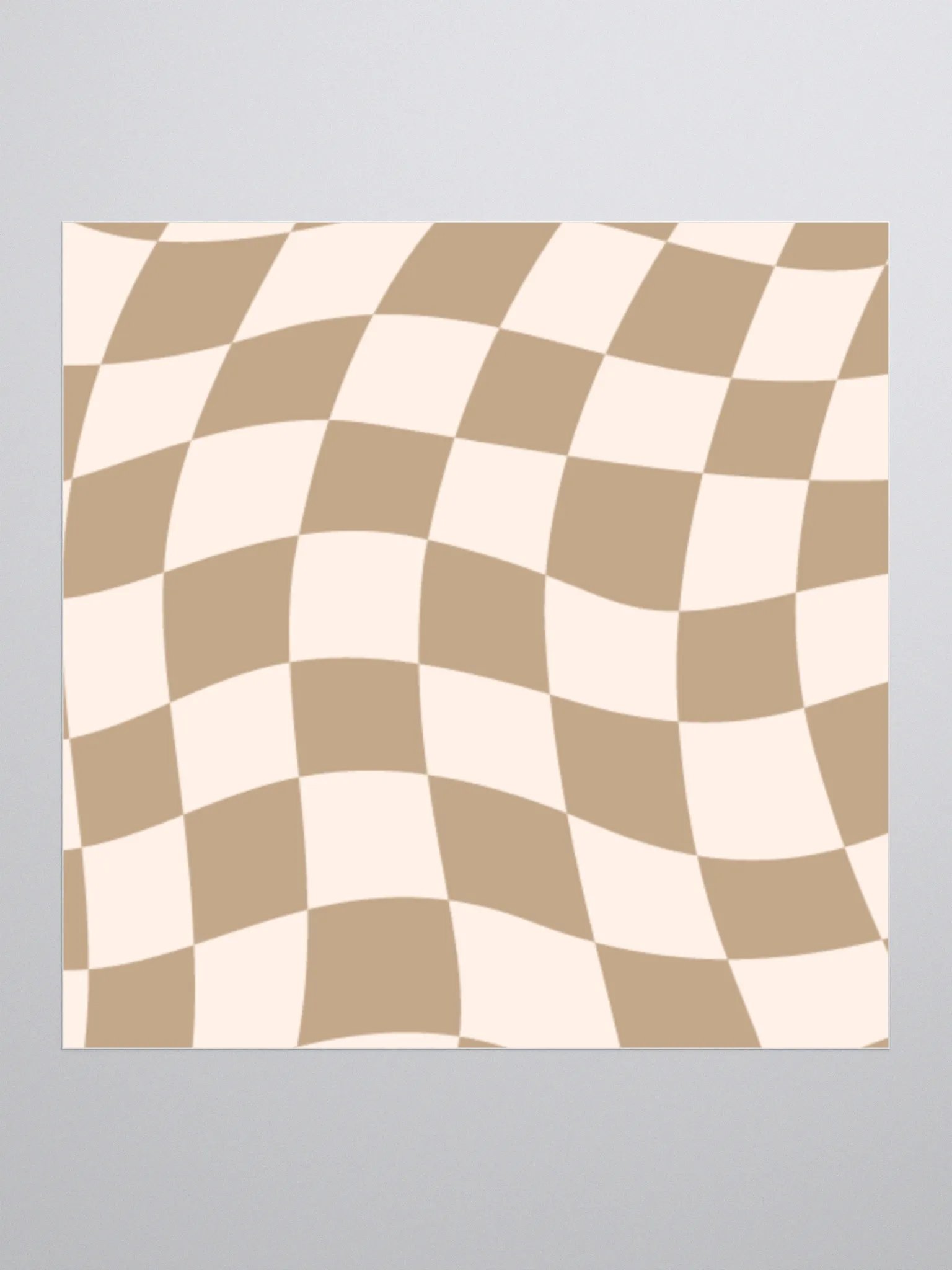 Brown preppy area sticker product image (1)
