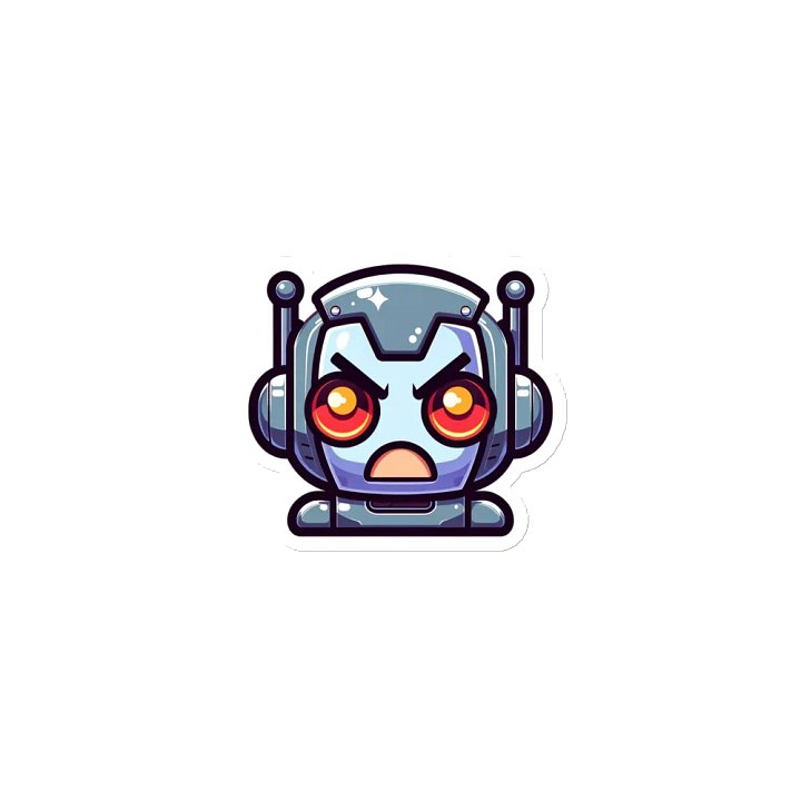 Intense Bot Head Die-Cut Magnets product image (1)