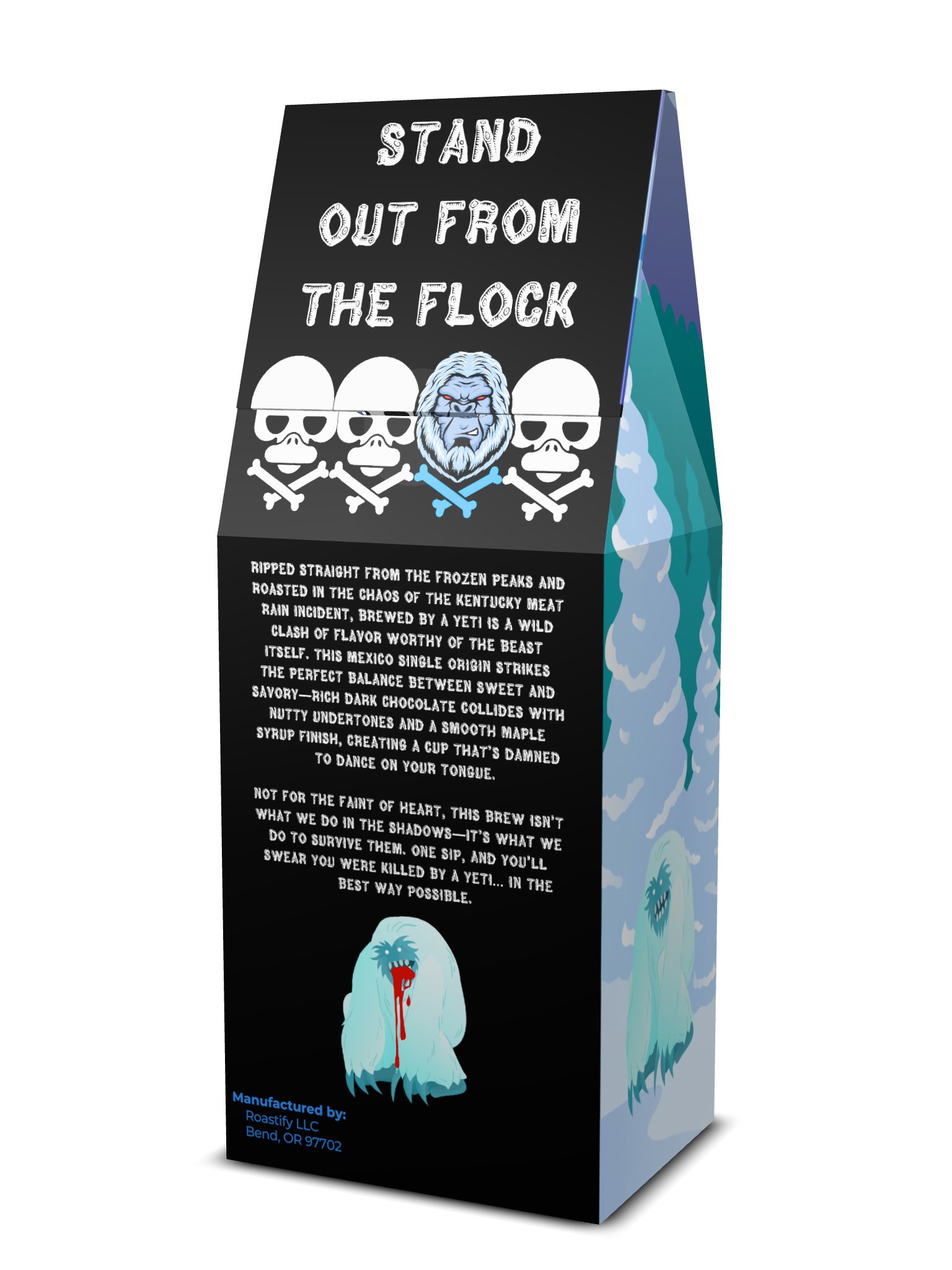 Killed by a Yeti Brewed by a Yeti Coffee and Tumbler product image (2)