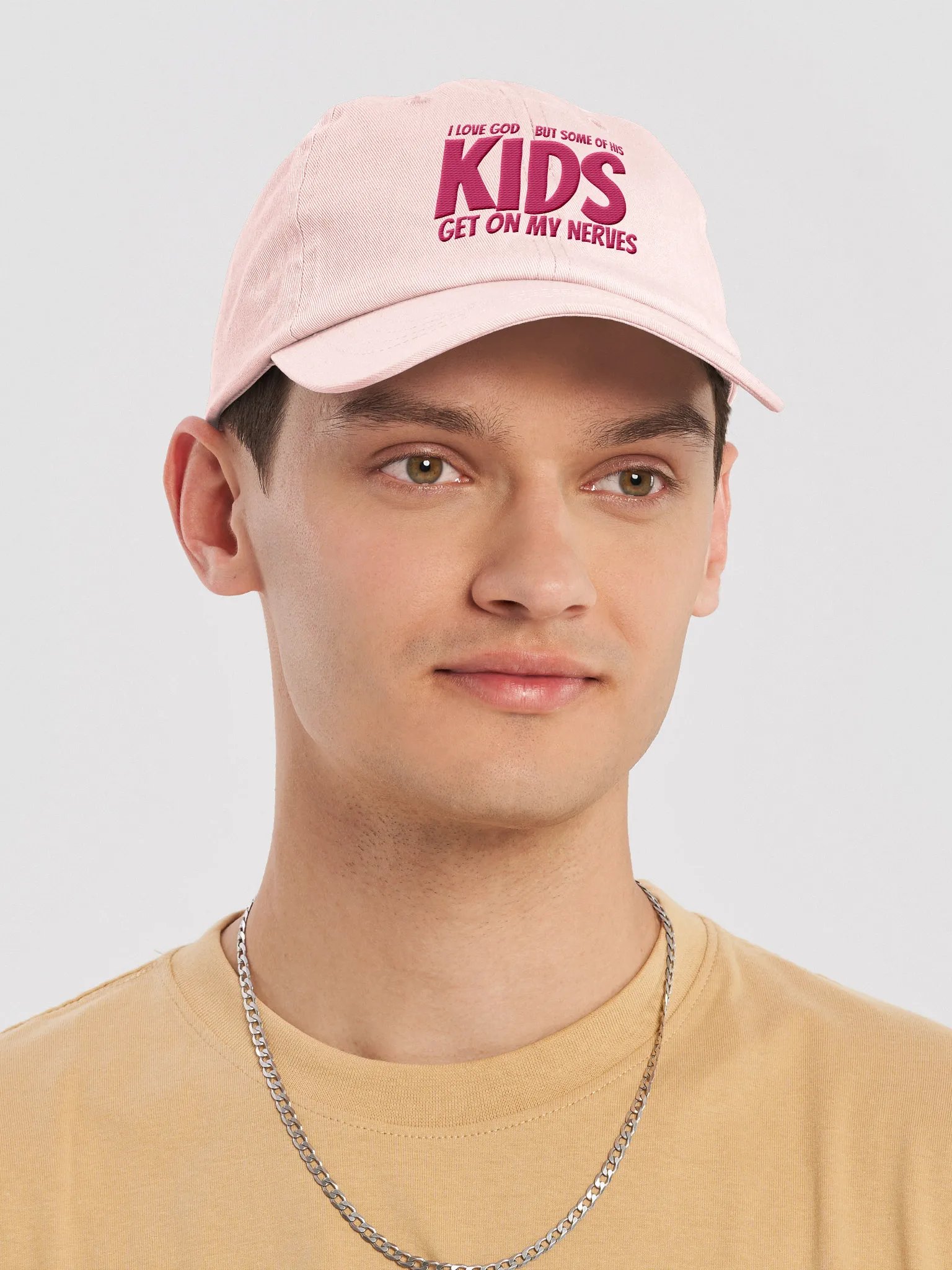 I Love God but Some of His Kids Get on My Nerves Hat product image (20)