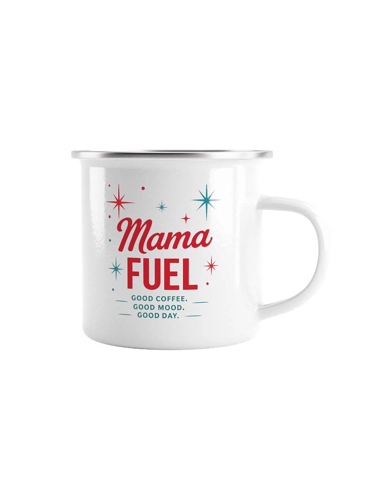 ☕ Mama Fuel™ Retro Enamel Mug product image (1)