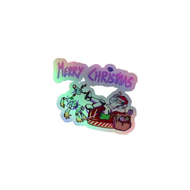 Kiss-Cut Holographic Sticker Sheet product image (1)