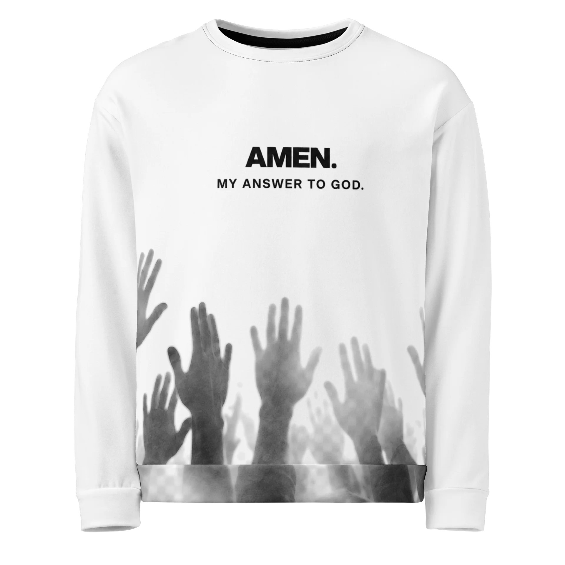 AMEN. My Answer To God | Premium Christian Sweatshirt product image (1)