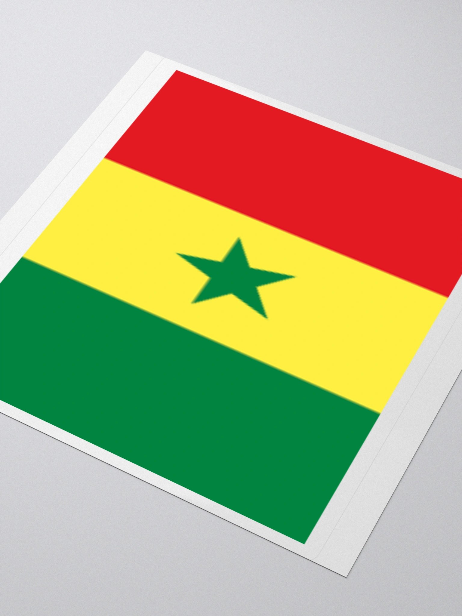 Senegal Flag Sticker - Durable Vinyl for Indoor Use - Multiple Sizes Available product image (8)