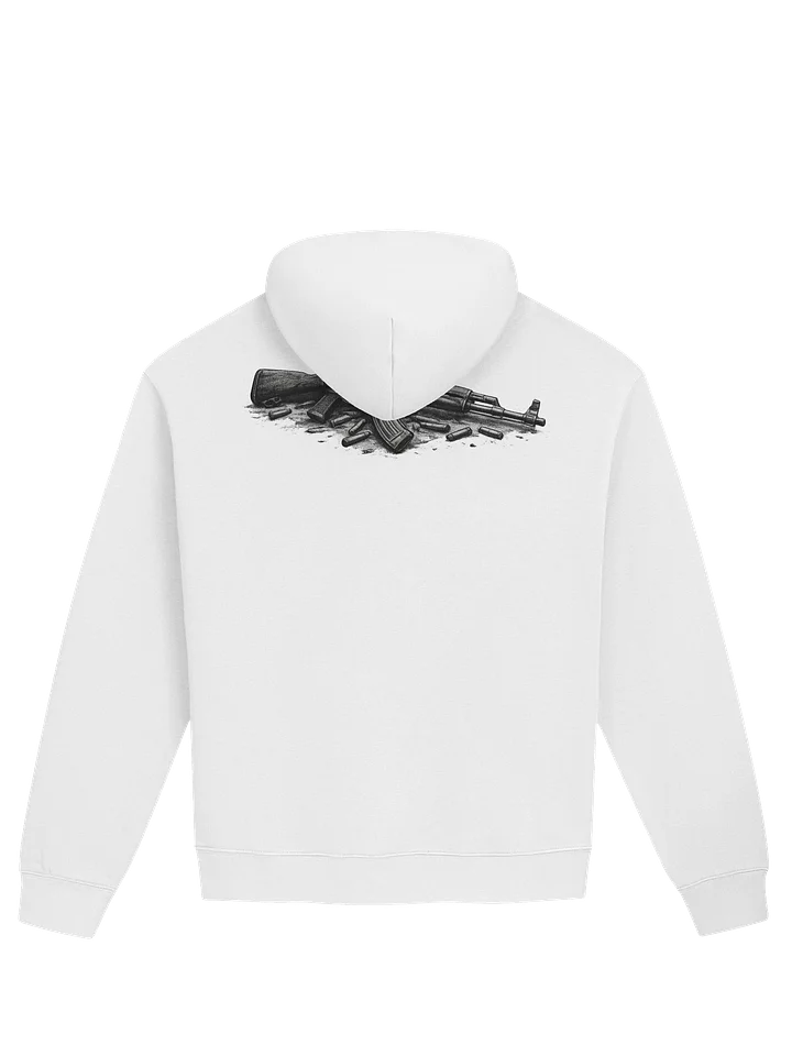 mama i'm a criminal premium hoodie white product image (2)