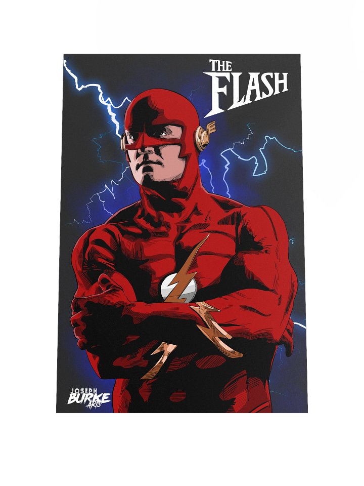 The Flash 1990 TV Series Framed 12x18 Fine Art Print product image (1)