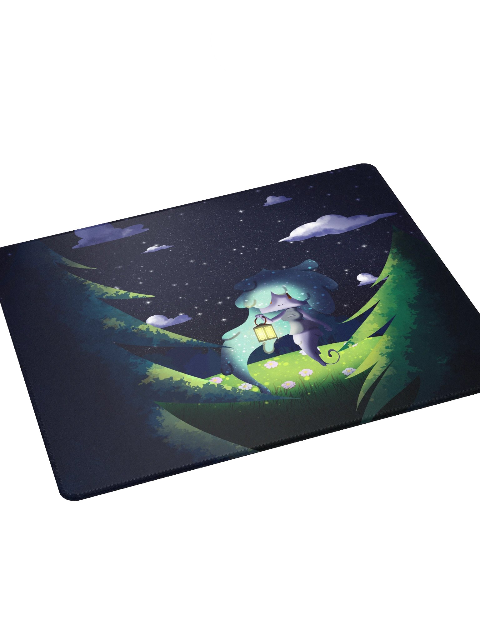 Cute Chibi Ghost Gaming Mouse Pad product image (4)