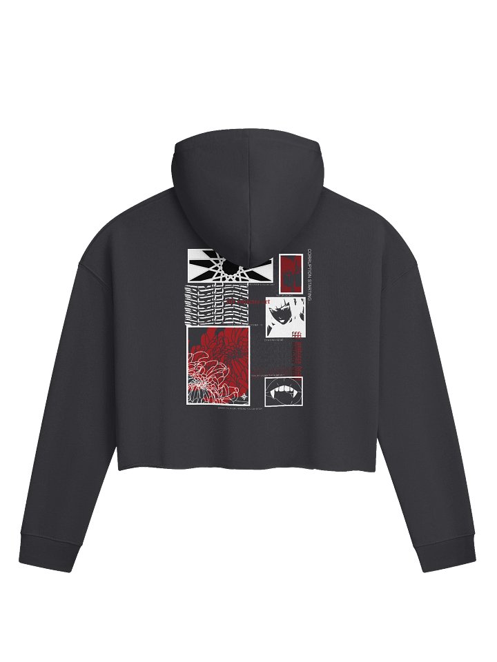 girl kisser crop hoodie product image (1)