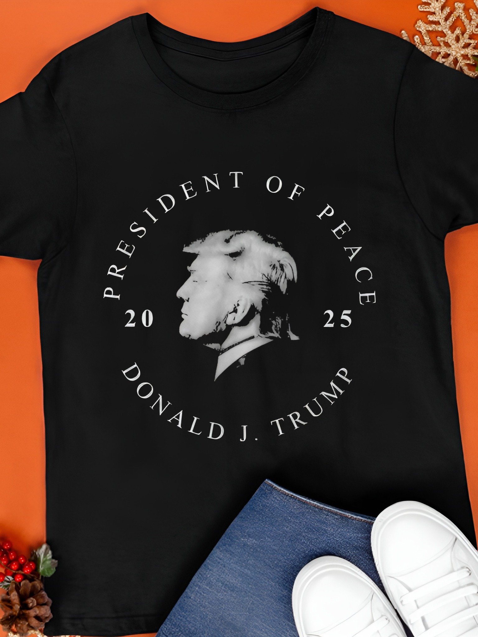 President of Peace Donald J Trump 2025 Shirt product image (1)
