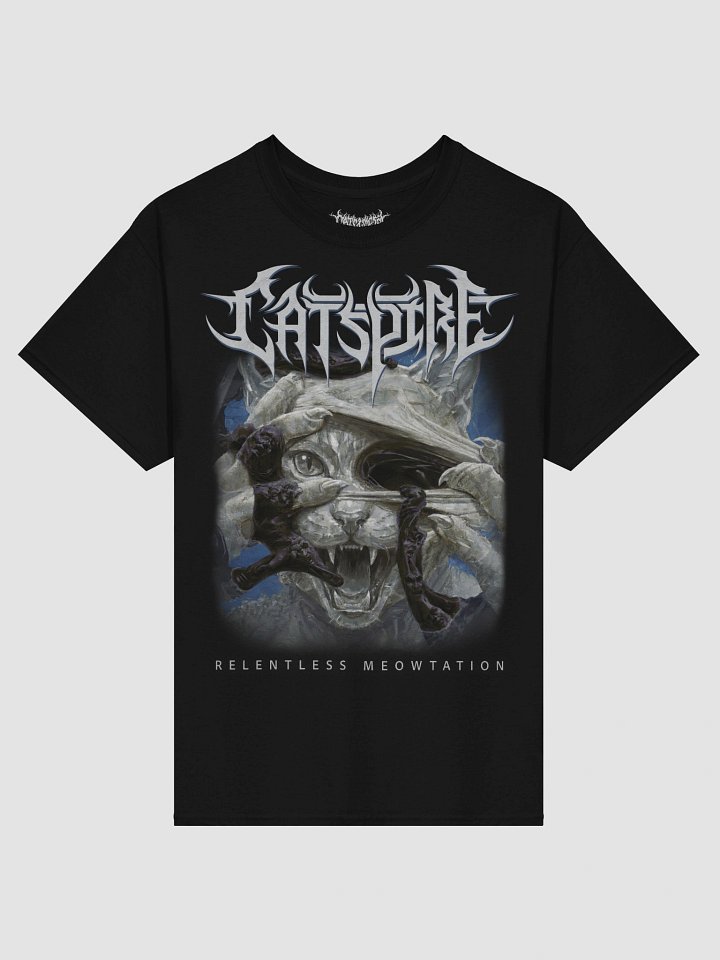 CATSPIRE RELENTLESS MEOWTATION TEE product image (2)