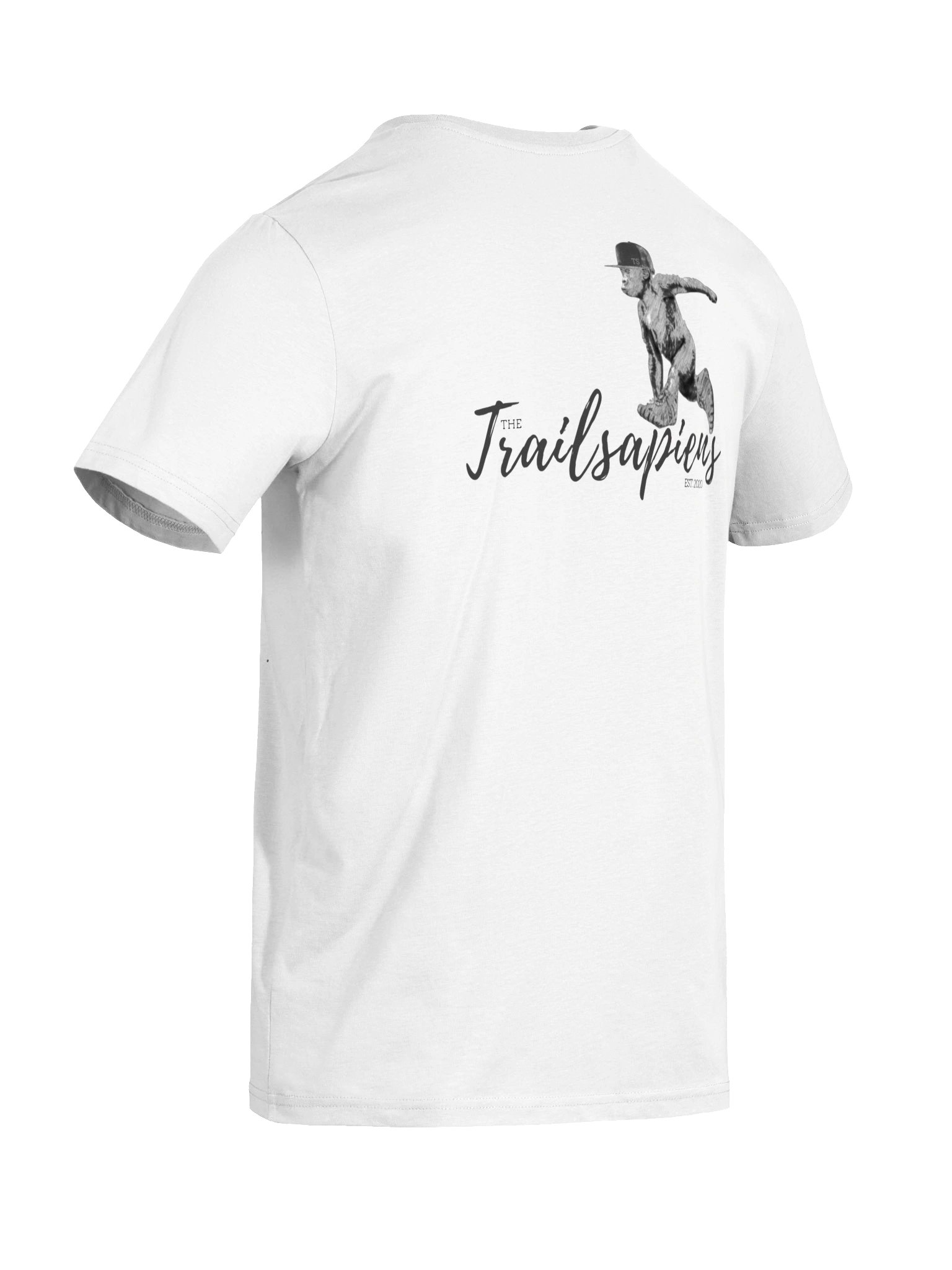 ECO-Friendly & Organic Premium Quality. Unisex-T-Shirt with Trailsapiens logo- Midweight fabric (5.3 oz) product image (5)