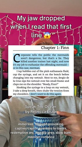 My jaw dropped when I read that first line 😱

Marine biology nerd bait wrapped in a fantasy romance 💙 

🧜Murderous mermaids a...