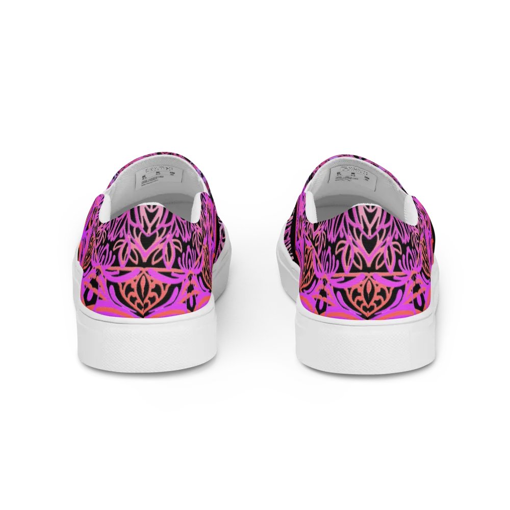 Symmetrical Serenity Mandala Canvas Shoes product image (7)