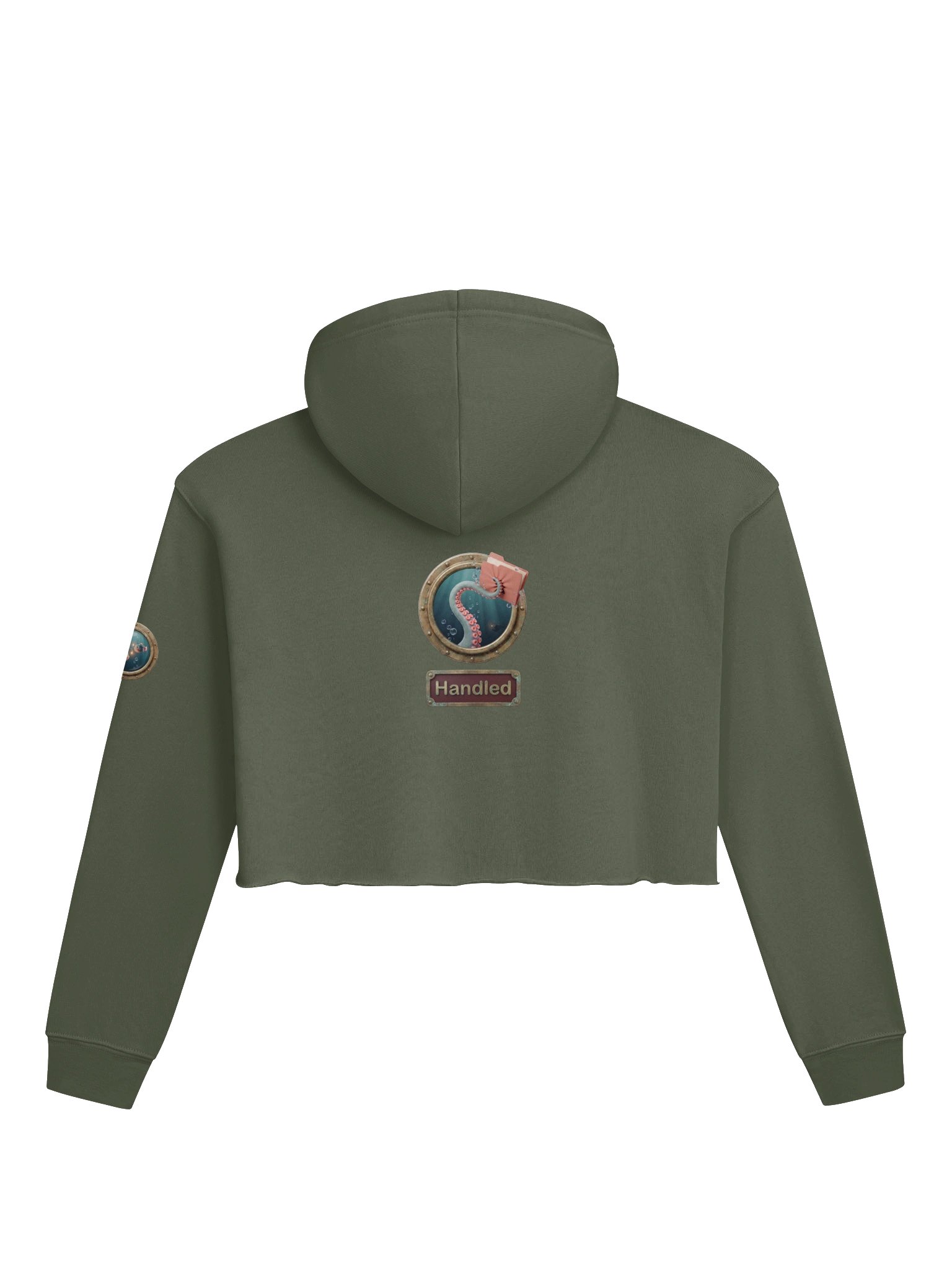 Handled crop hoodie product image (2)
