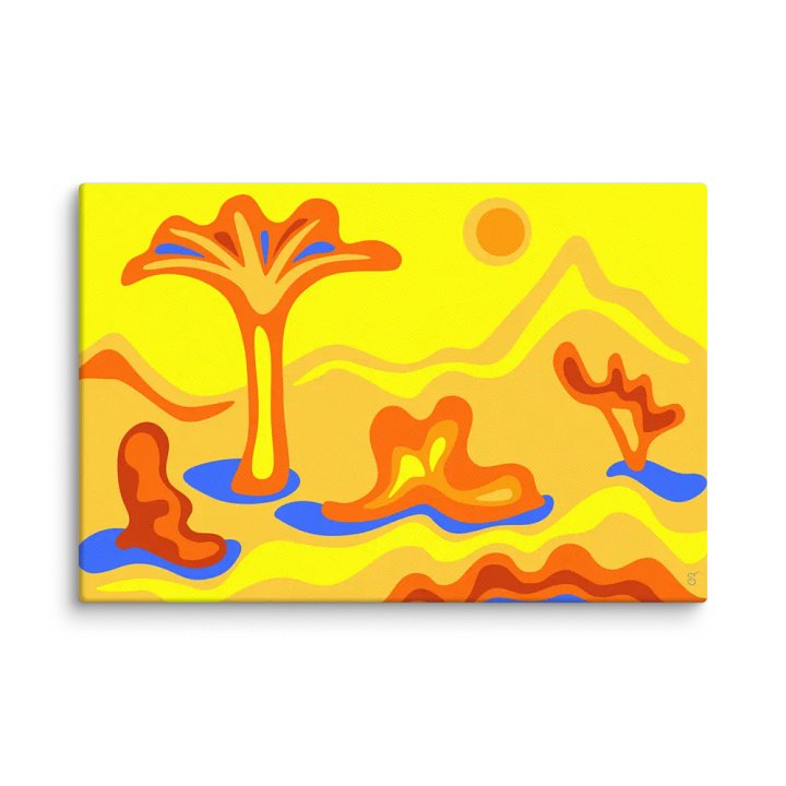 Desert Dreamscape Canvas Art - Abstract Landscape No. 7 product image (2)