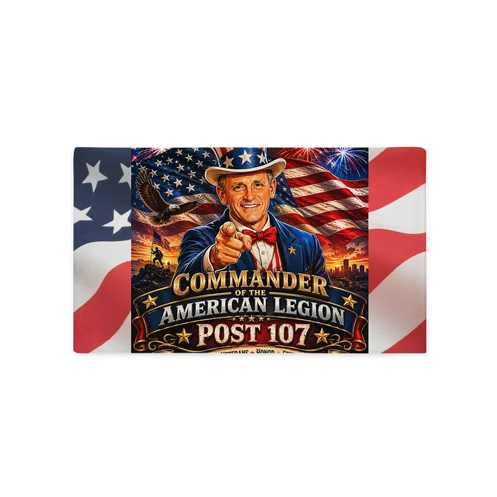 Commander of the American Legion Patriotic Pillowcase product image (2)