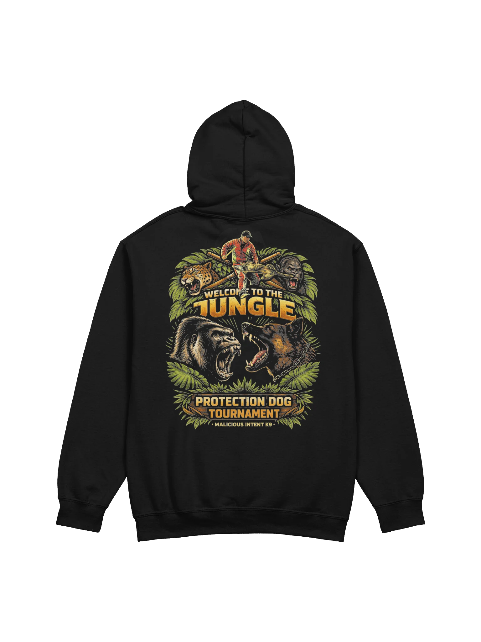 Welcome to the Jungle - Back and Chest Print Hoodie product image (3)