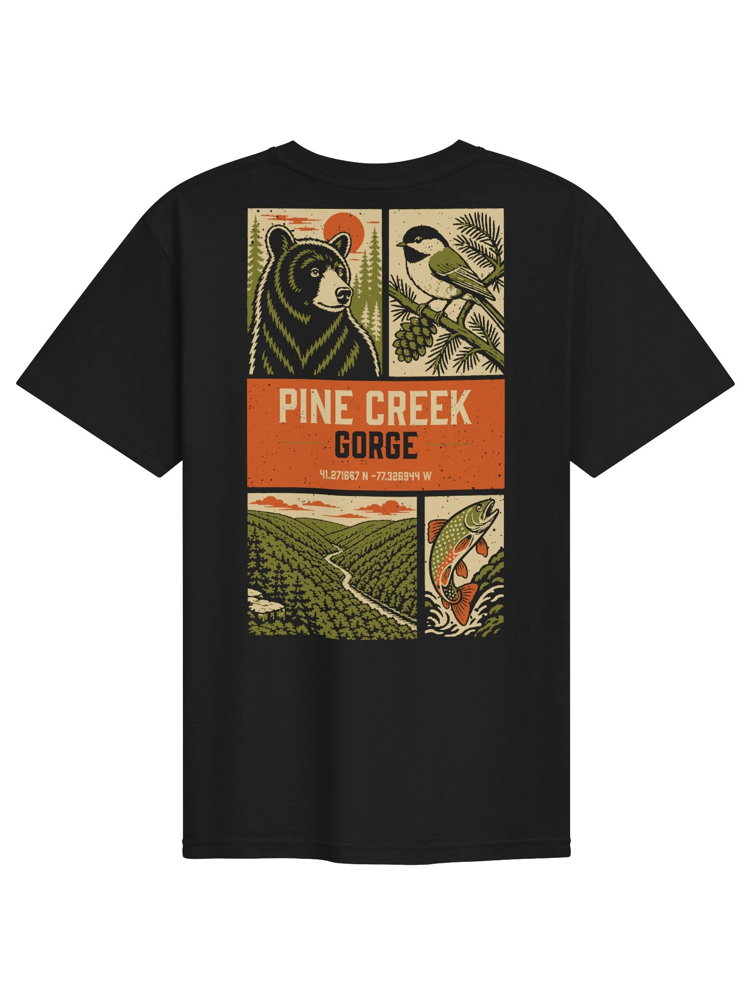 Pine Creek Gorge Comfort Colors Tee product image (1)