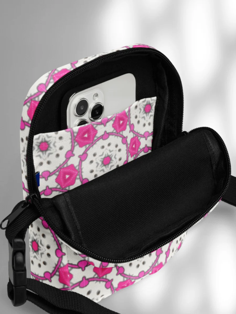 Symmetric Pink Geometric Crossbody Bag product image (4)
