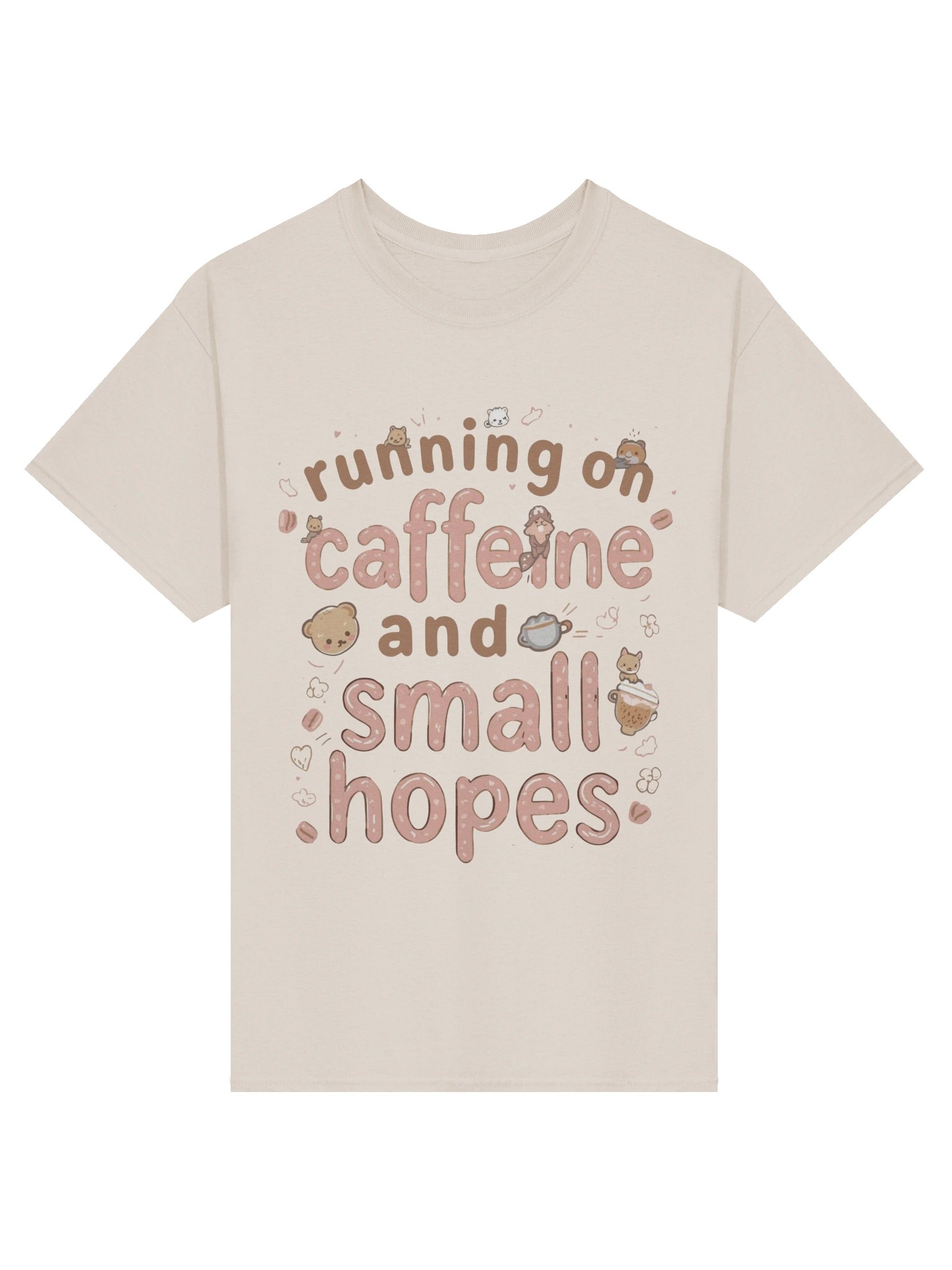 Running on Caffeine & Small Hopes Tee☕✨ (Because that’s basically a personality trait now) product image (109)