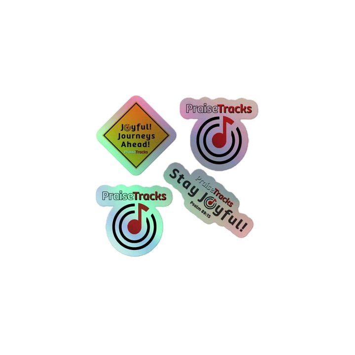 Joyful Journeys Holographic Sticker Assortment product image (1)