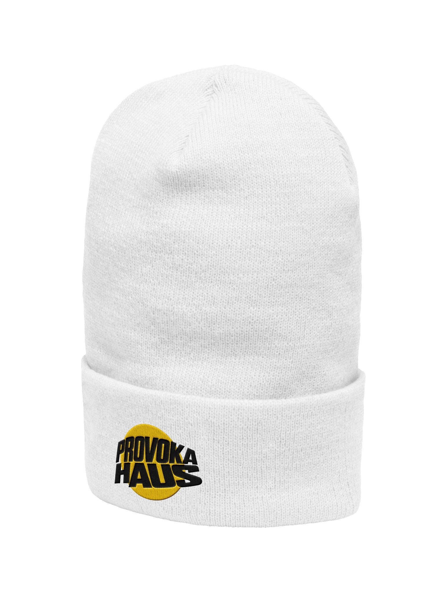 ProvokaHaus Signature Beanie – Cloud White product image (2)