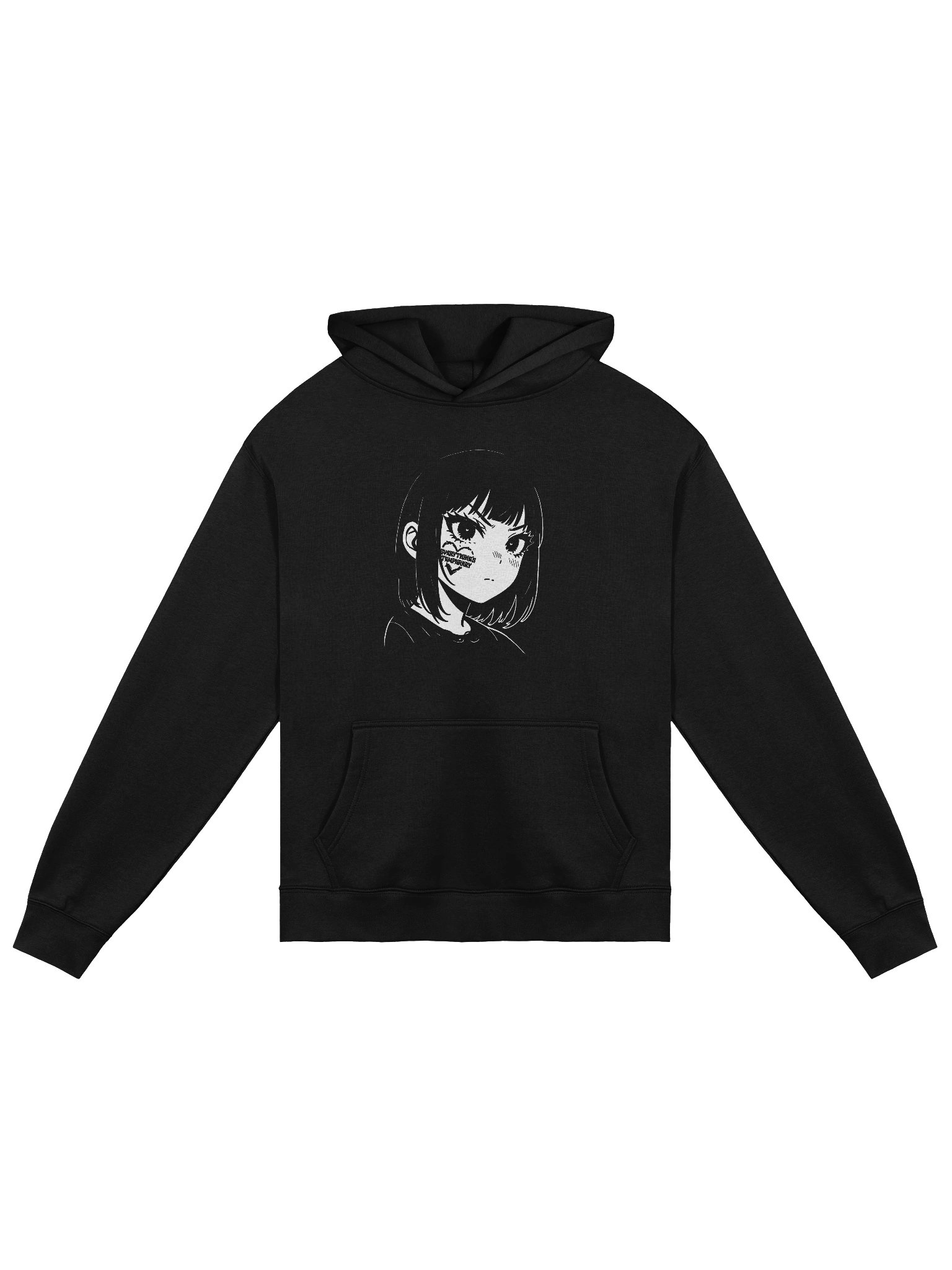 Lover's Tattoo Oversized Hoodie product image (1)