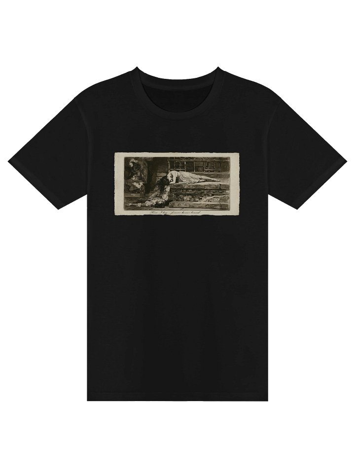Here I Lay etched T-shirt product image (1)