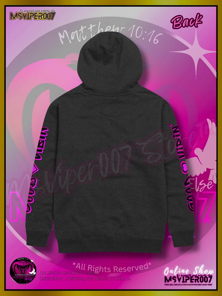 Hoodie - MsViper007's "Chill & Vibe [V2]" (lilac pink) Pullover Hoodie By Anna H. product image (2)