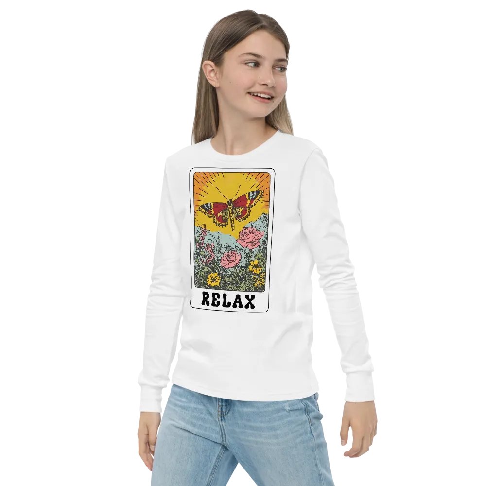 Relax Long Sleeve Youth T-shirt product image (11)