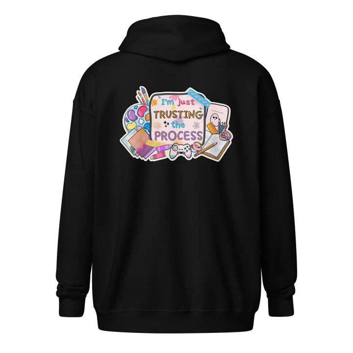 Im just trusting the process zip up hoodie product image (7)