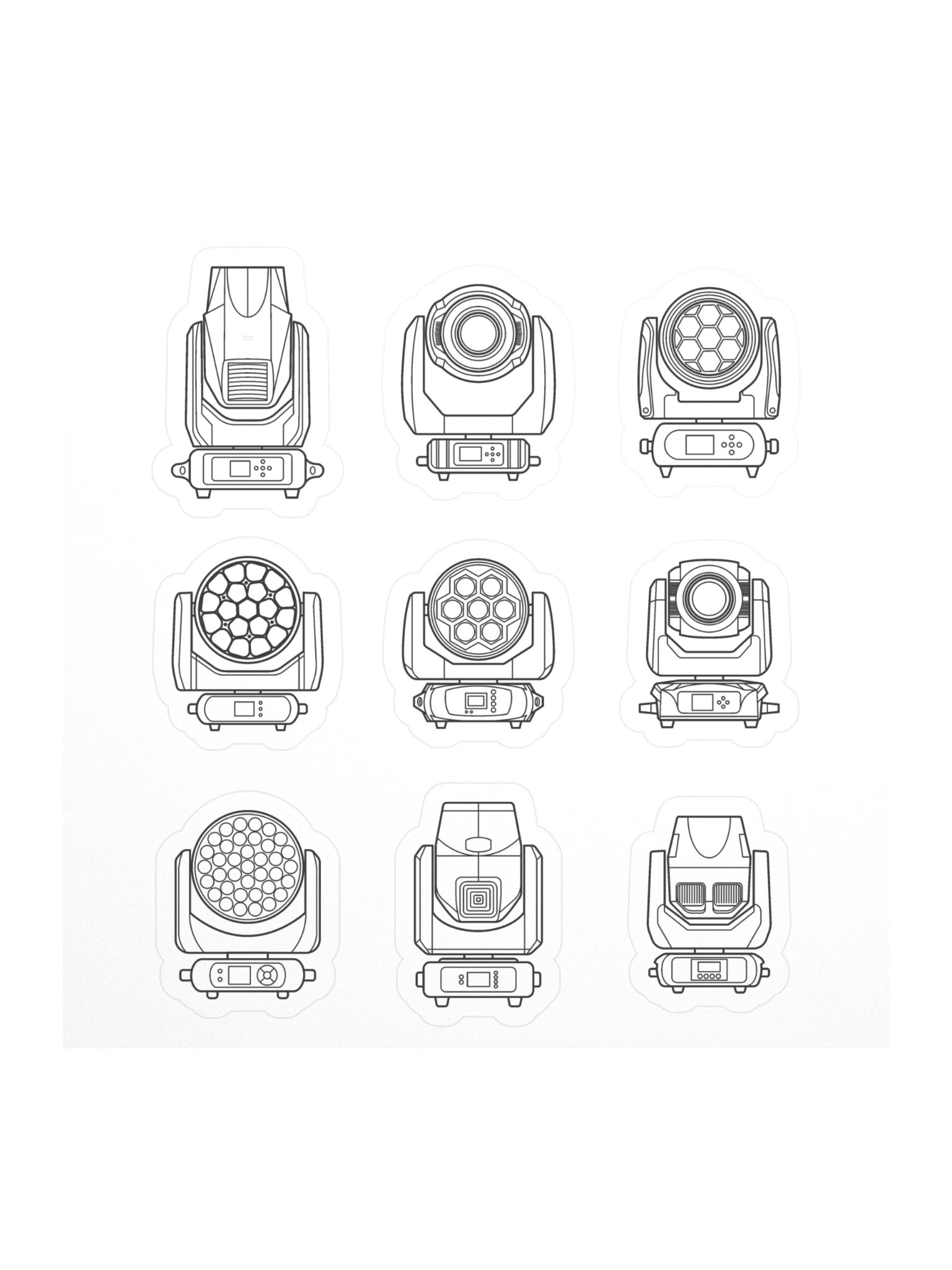 Fixture Fleet // Technical Sticker Sheet product image (1)