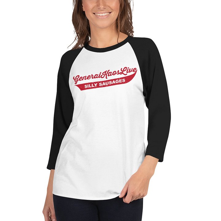 Team Silly Sausage - Baseball Team Tee (CHERRY RED) product image (1)